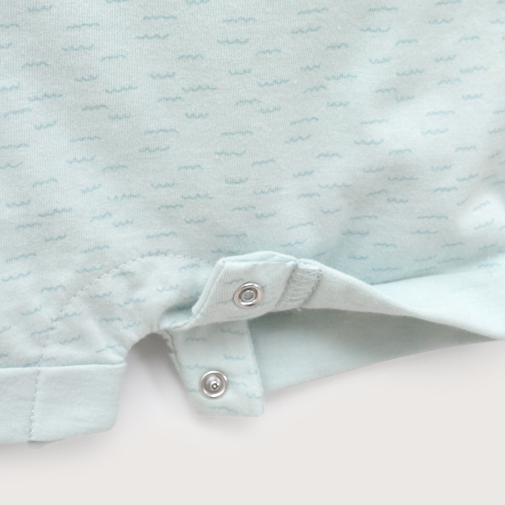 BOMBACHO CELESTE ESTAMPADO DE BEBE  NIÑO OPALINE - 5