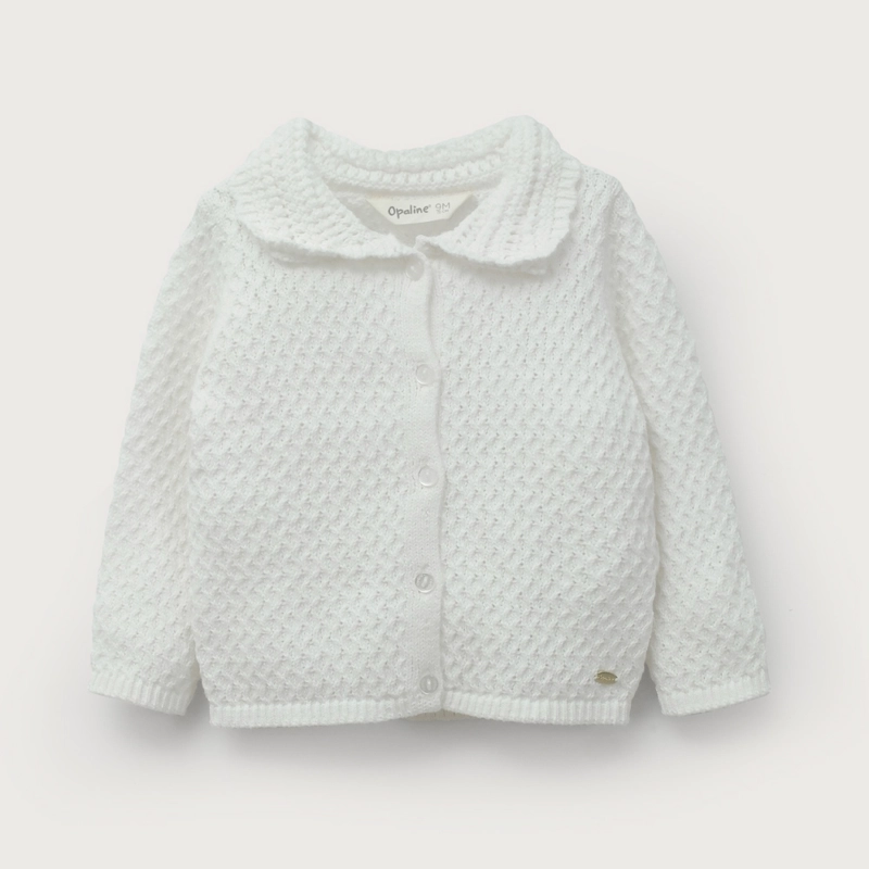 CHALECO CREMA DE NIÑA OPALINE - 2