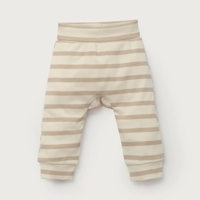 CONJUNTO 3 PIEZAS BODIES Y PANTALON BEIGE DE BEBE  UNISEX OPALINE - 5