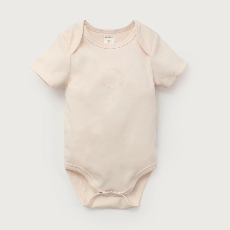 CONJUNTO 3 PIEZAS POLERON, BODY Y PANTALON ROSADO BEBE  NIÑA OPALINE - 3