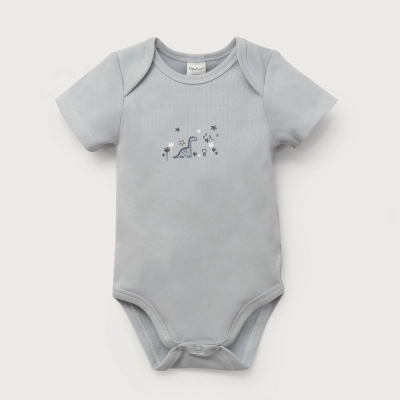 CONJUNTO 3 PIEZAS OSITO, BODY Y PANTALON AZUL DE BEBE  NIÑO OPALINE - 5