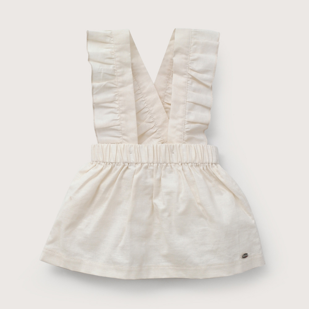 CONJUNTO BEIGE DE BEBE  NIÑA OPALINE - 3