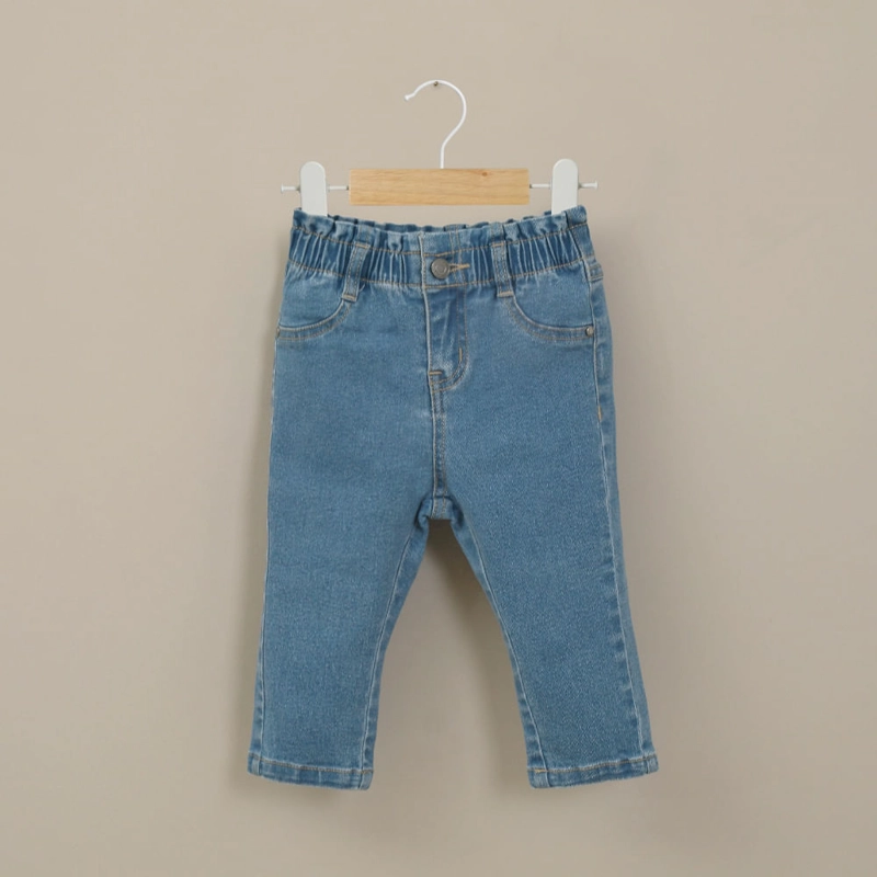 JEANS JOGGER AZUL DE NIÑA OPALINE - 1