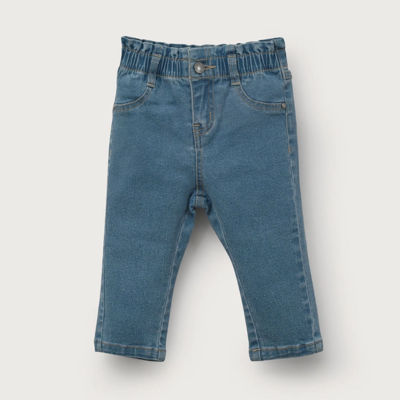 JEANS JOGGER AZUL DE NIÑA OPALINE - 2