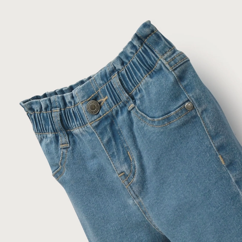 JEANS JOGGER AZUL DE NIÑA OPALINE - 4