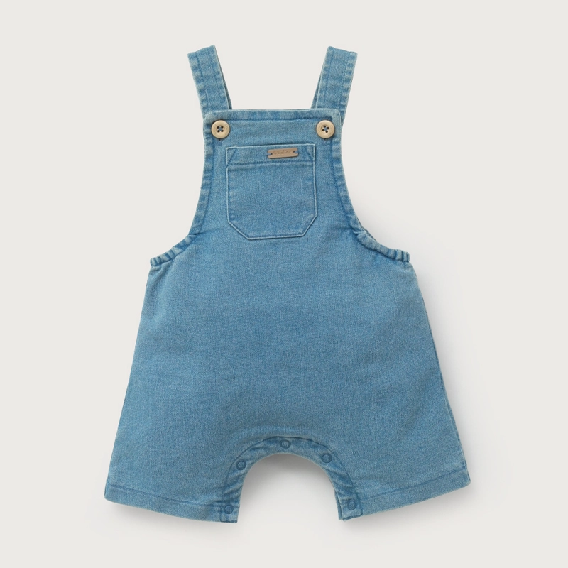JARDINERA DE JEANS DE BEBE  UNISEX OPALINE - 2