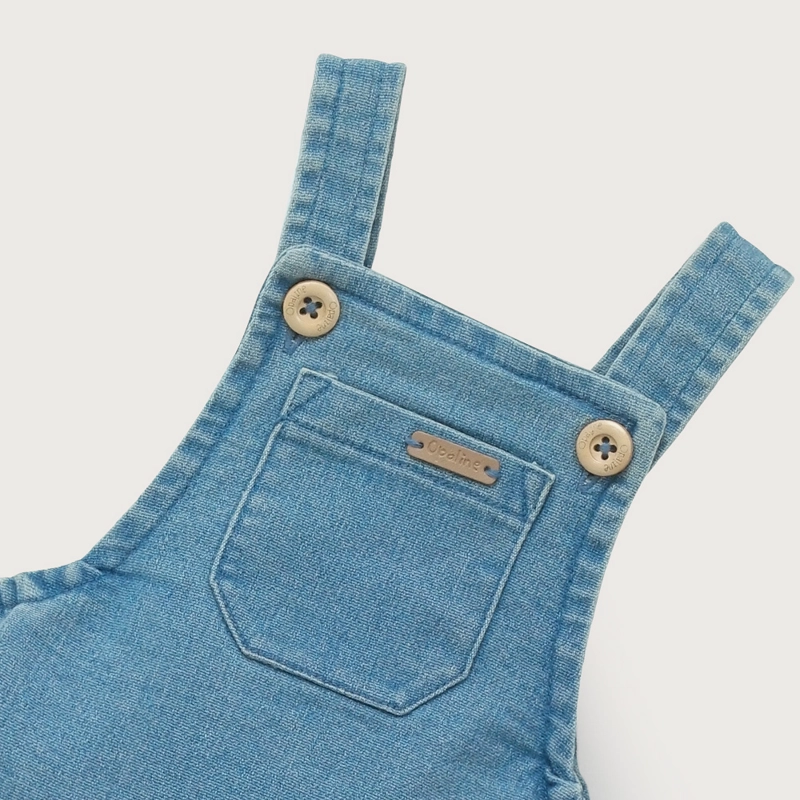 JARDINERA DE JEANS DE BEBE  UNISEX OPALINE - 4