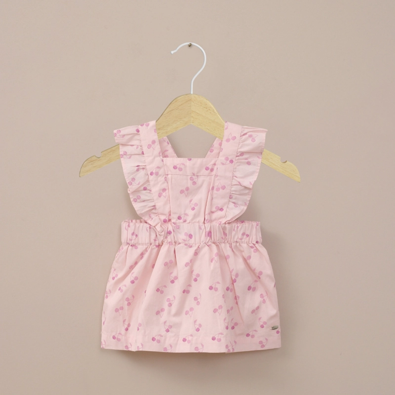 JUMPER DE GUINDAS ROSADO DE BEBE  NIÑA OPALINE - 1