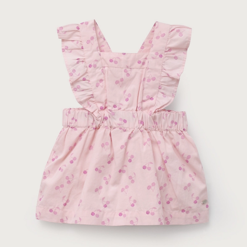 JUMPER DE GUINDAS ROSADO DE BEBE  NIÑA OPALINE - 2