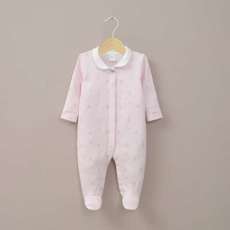 OSITO ROSADO ESTAMPADO DE BEBE  NIÑA OPALINE - 1