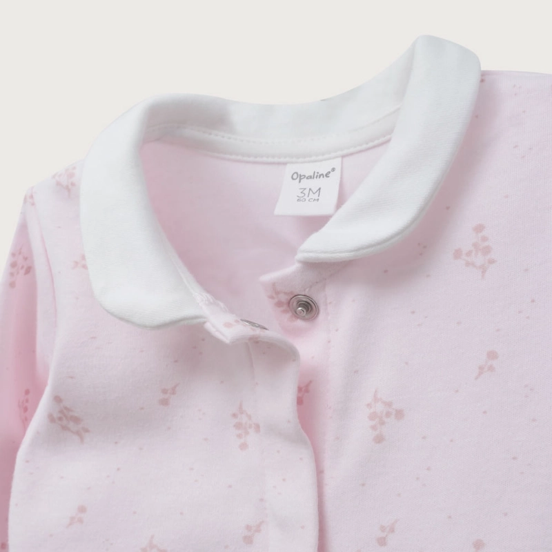 OSITO ROSADO ESTAMPADO DE BEBE  NIÑA OPALINE - 5
