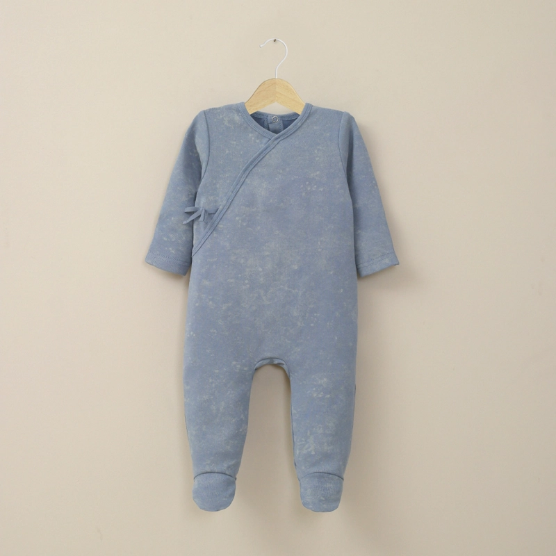 OSITO AZUL CON APERTURA EN LA ESPALDA DE BEBE  NIÑO OPALINE - 1