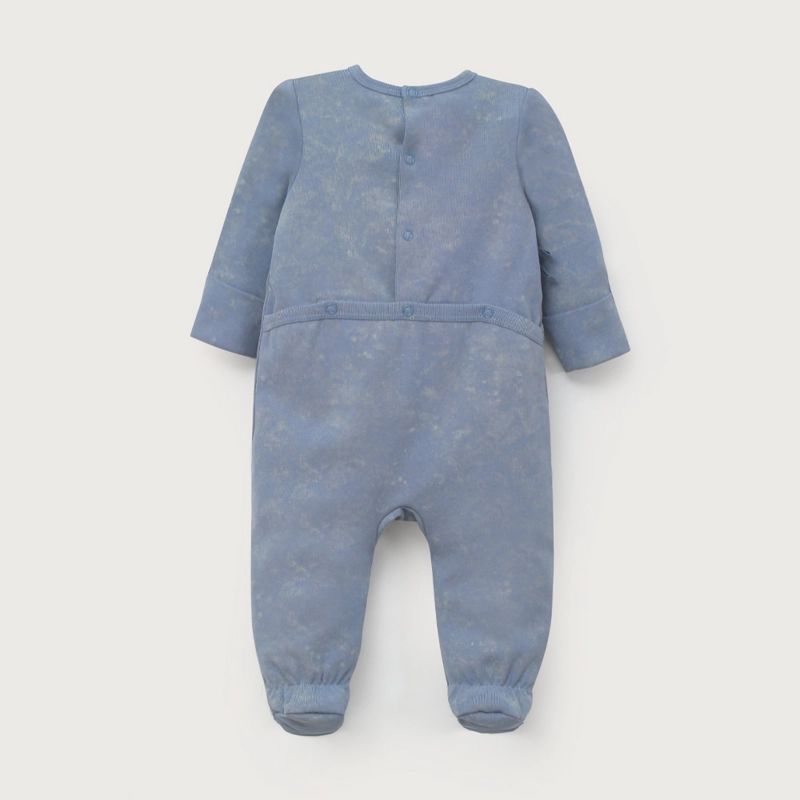 OSITO AZUL CON APERTURA EN LA ESPALDA DE BEBE  NIÑO OPALINE - 3