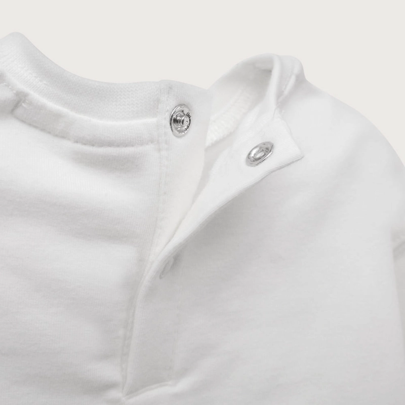 POLERON BLANCO DE BEBE NIÑA OPALINE - 5
