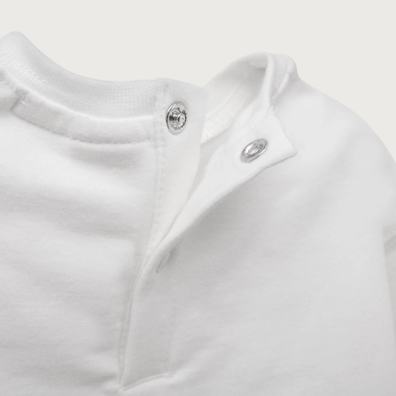 POLERON BLANCO DE BEBE  NIÑA OPALINE - 5