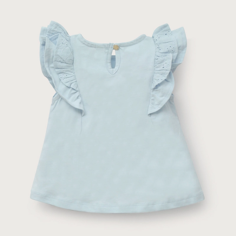 POLERA CELESTE DE NIÑA OPALINE - 3