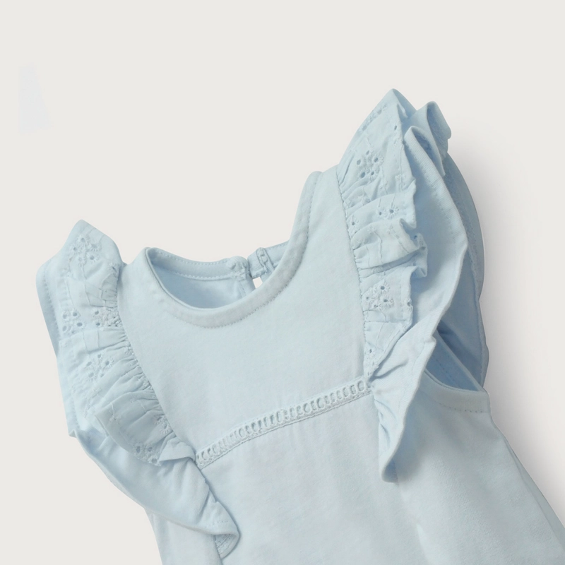 POLERA CELESTE DE NIÑA OPALINE - 4