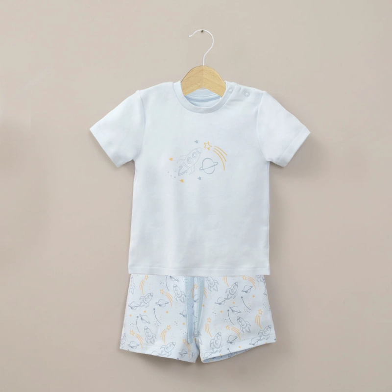 PIJAMA DE 2 PIEZAS OFF WHITE DE NIÑO OPALINE - 1