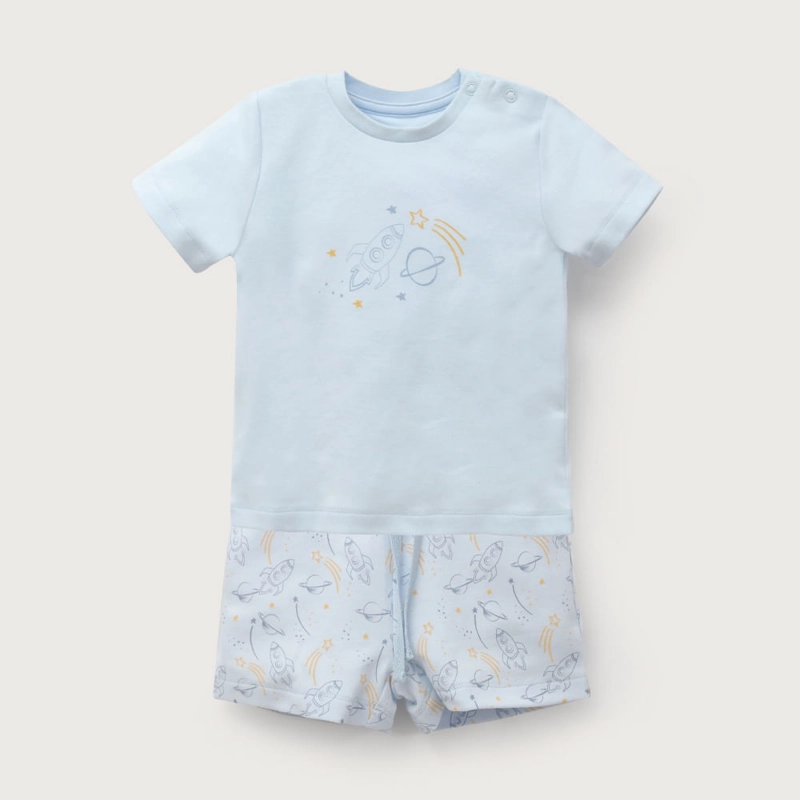 PIJAMA DE 2 PIEZAS OFF WHITE DE NIÑO OPALINE - 2