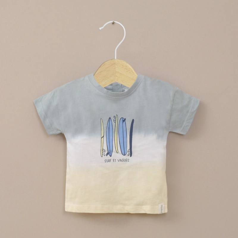POLERA MANGA CORTA AMARILLA DE NIÑO OPALINE - 1