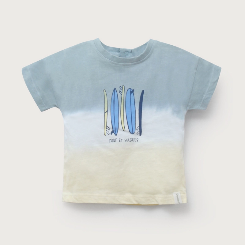 POLERA MANGA CORTA AMARILLA DE NIÑO OPALINE - 2