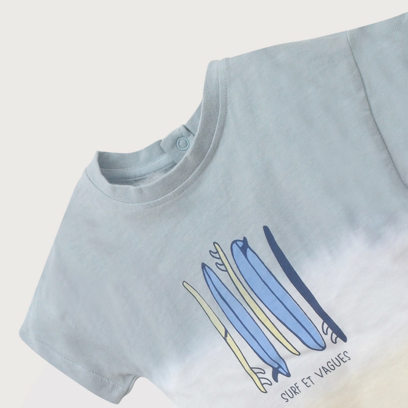 POLERA MANGA CORTA AMARILLA DE NIÑO OPALINE - 4