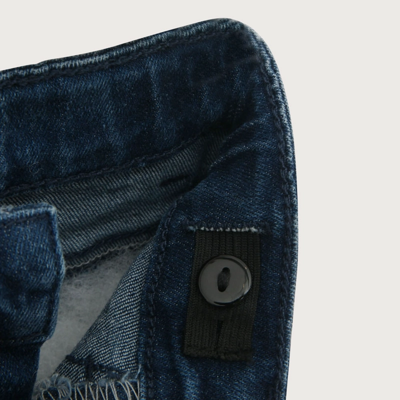 SHORT DE JEANS OSCURO DE NIÑO OPALINE - 4