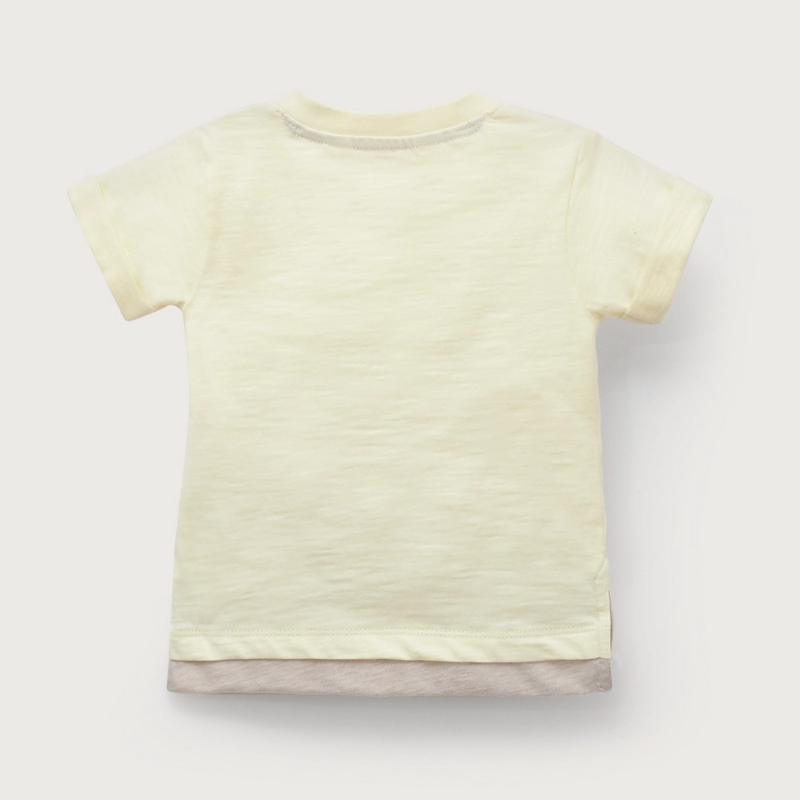 POLERA AMARILLA CON BOTONES DE NIÑO OPALINE - 3