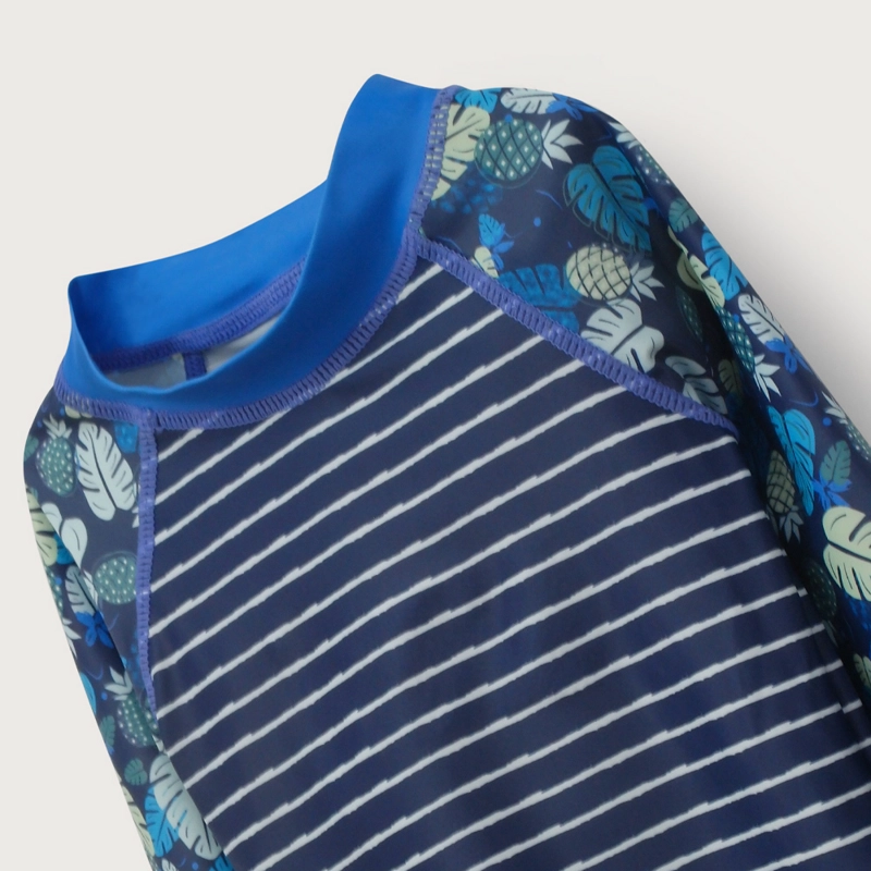 POLERA TRAJE DE BAÑO AZUL DE NIÑO OPALINE - 4