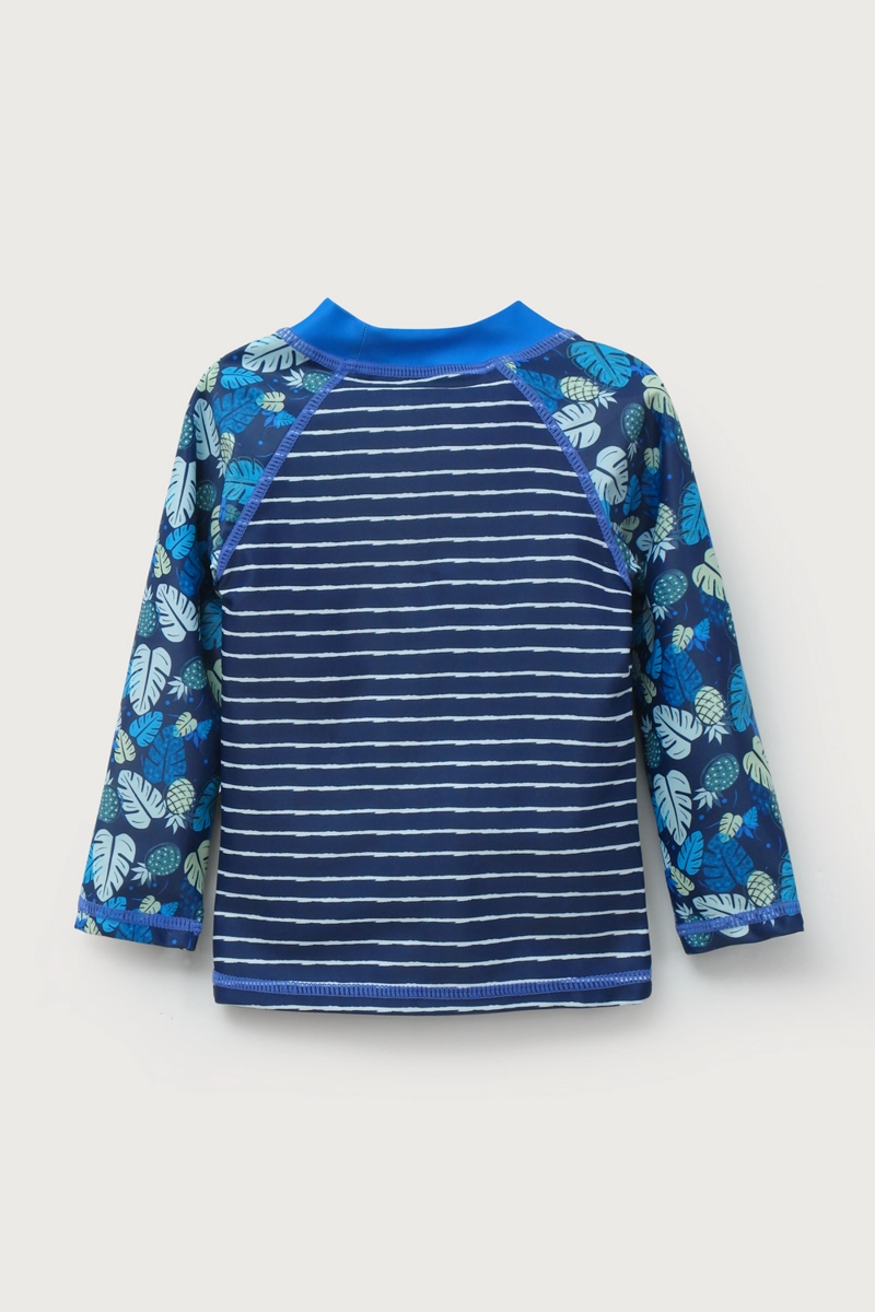POLERA TRAJE DE BAÑO AZUL DE NIÑO OPALINE - 5