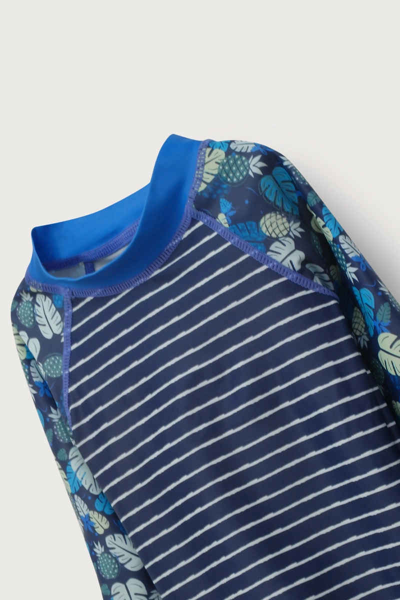 POLERA TRAJE DE BAÑO AZUL DE NIÑO OPALINE - 6