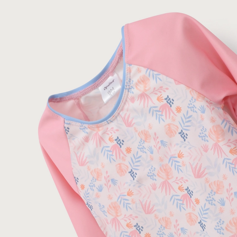 TRAJE DE BAÑO 2 PIEZAS ROSADO DE NIÑA OPALINE - 5