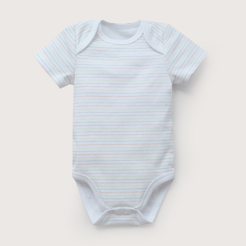 TRIPACK BODIES MANGA CORTA DE BEBE  NIÑA OPALINE - 5