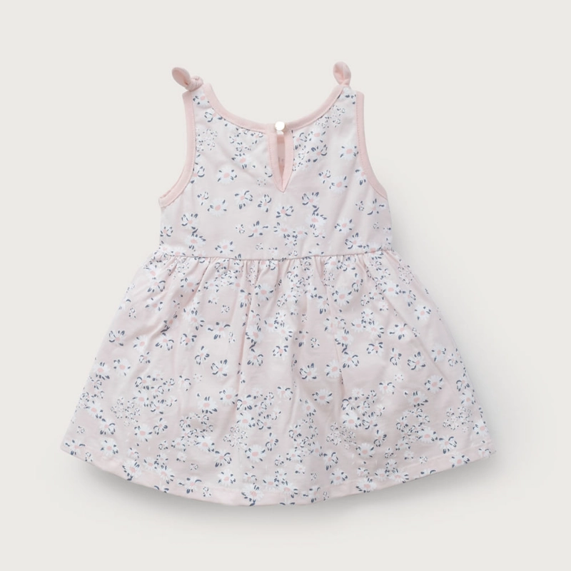 VESTIDO ROSADO ESTAMPADO DE NIÑA OPALINE - 3