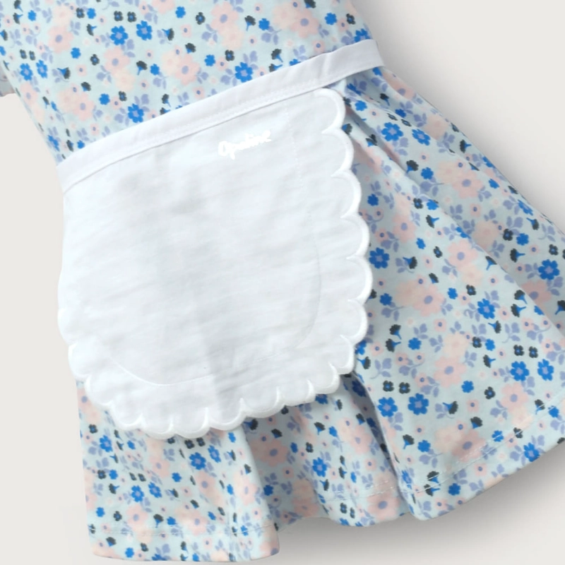 VESTIDO FIESTAS PATRIAS CELESTE DE BEBE NIÑA OPALINE - 7