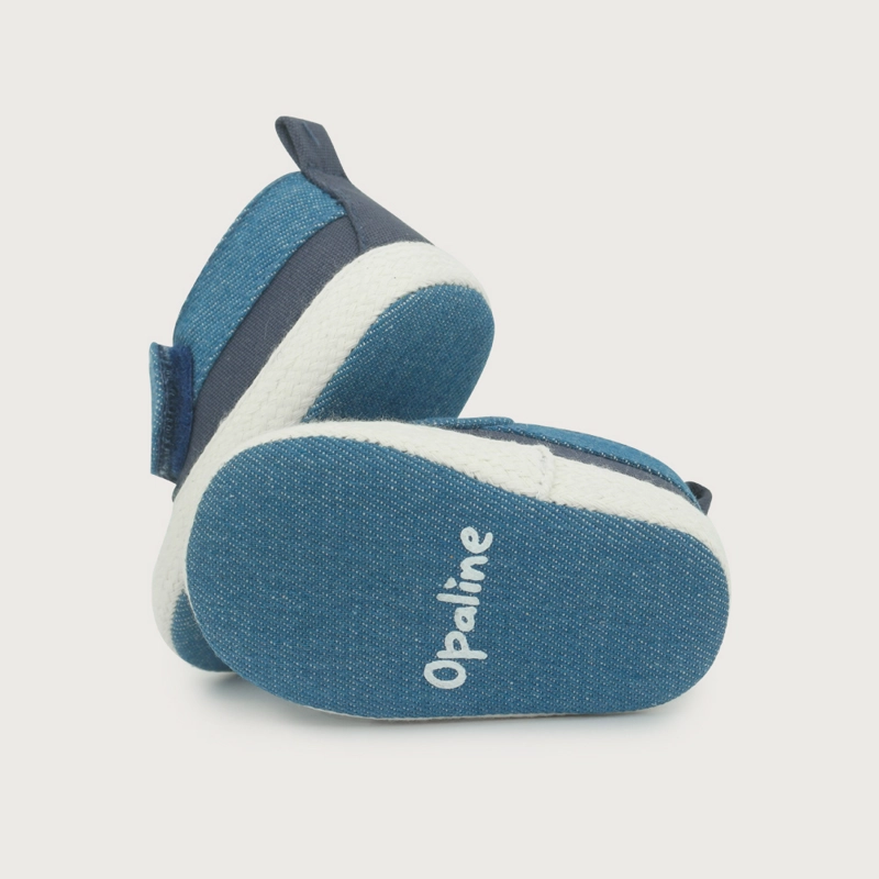 ALPARGATA BEBE  AZUL DE NIÑO OPALINE - 3