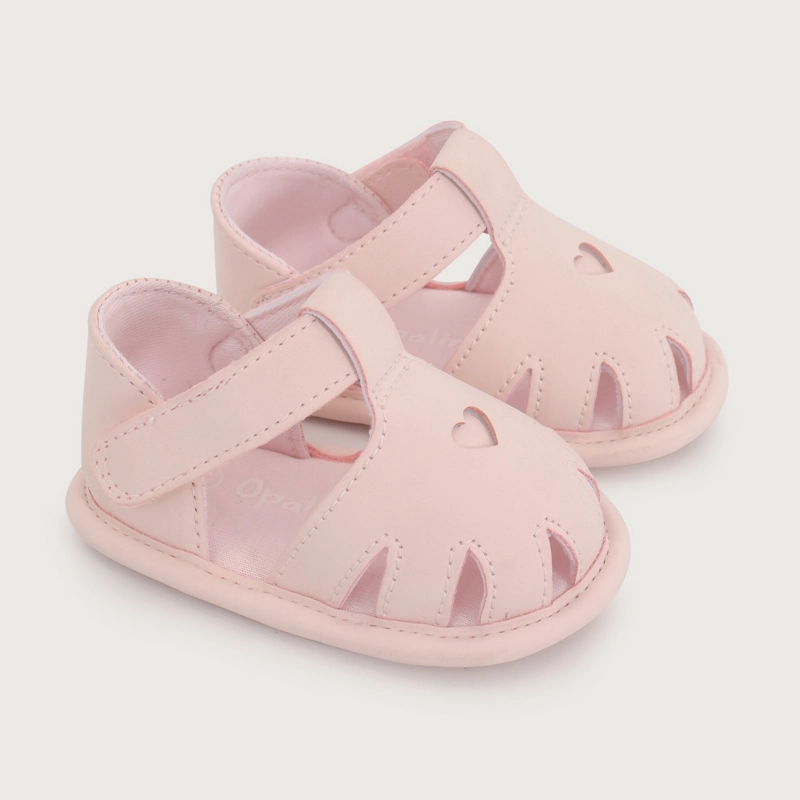SANDALIA BEBE  ROSADA DE NIÑA OPALINE - 1