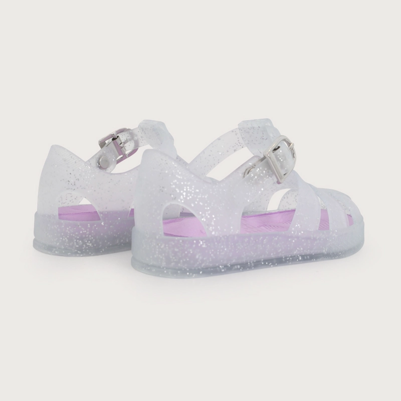 SANDALIA PRIMEROS PASOS AQUA BLANCA DE NIÑA OPALINE - 5