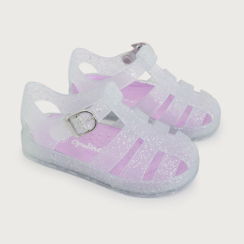 SANDALIA PRIMEROS PASOS AQUA BLANCA DE NIÑA OPALINE - 6