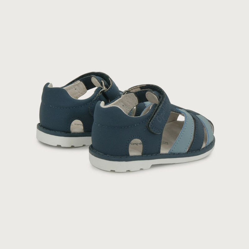 SANDALIA PRIMEROS PASOS AZUL DE NIÑO OPALINE - 5