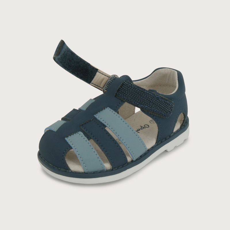 SANDALIA PRIMEROS PASOS AZUL DE NIÑO OPALINE - 6