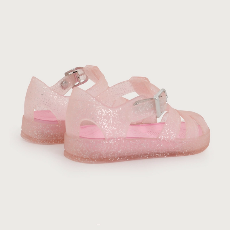 SANDALIA PRIMEROS PASOS AQUA ROSADA DE NIÑA OPALINE - 5