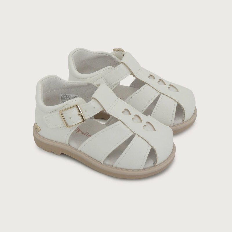 SANDALIA PRIMEROS PASOS BLANCA DE NIÑA OPALINE - 1