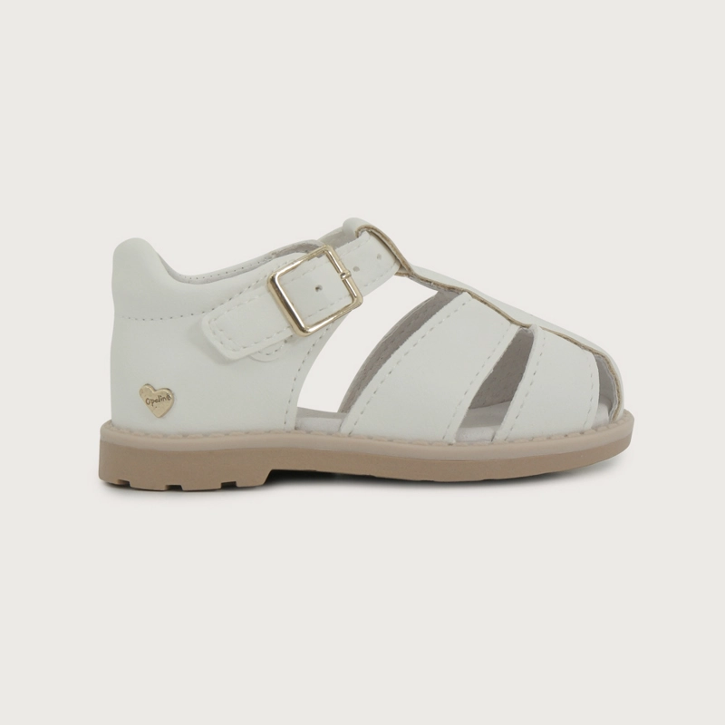 SANDALIA PRIMEROS PASOS BLANCA DE NIÑA OPALINE - 2