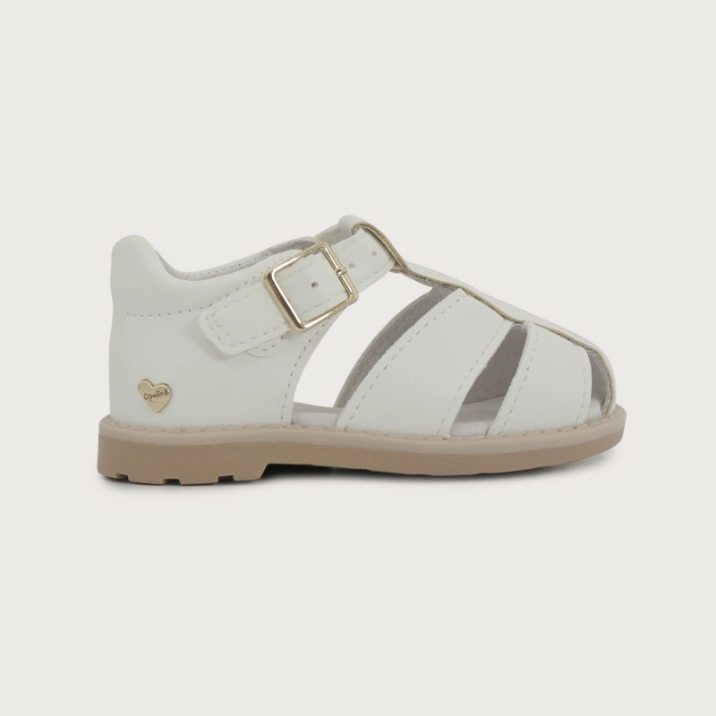 SANDALIA PRIMEROS PASOS BLANCA DE NIÑA OPALINE - 2