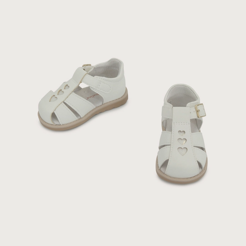 SANDALIA PRIMEROS PASOS BLANCA DE NIÑA OPALINE - 4