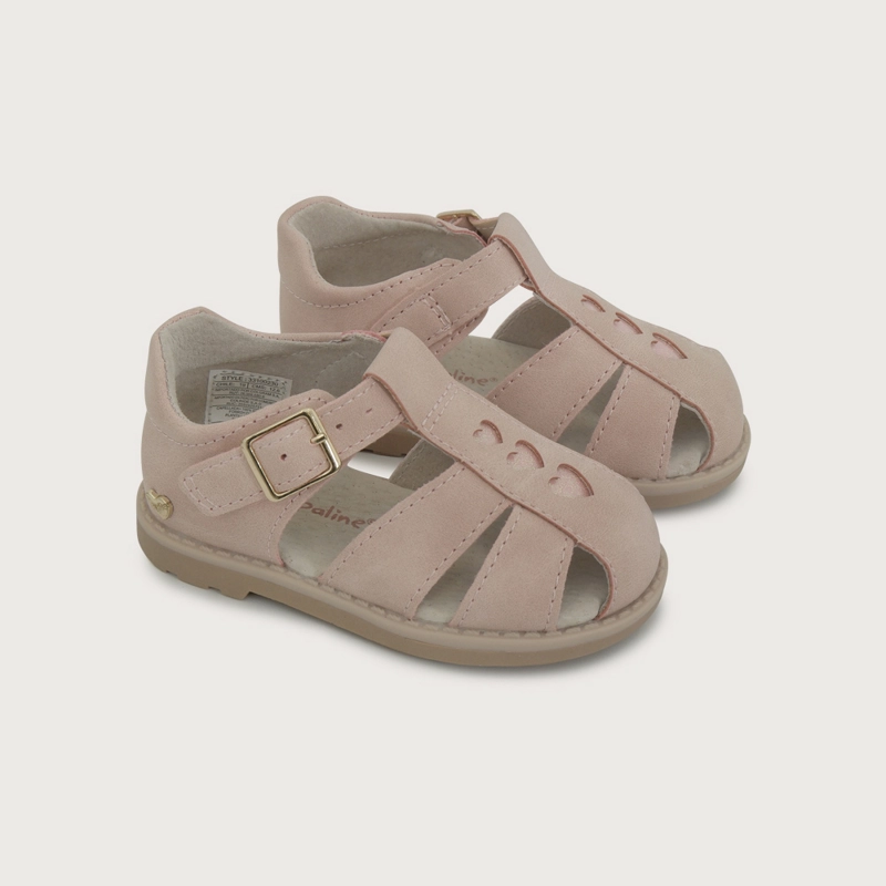 SANDALIA PRIMEROS PASOS ROSADA DE NIÑA OPALINE - 6