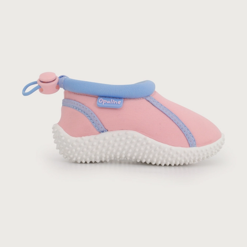 SANDALIA AQUA CON AJUSTE ROSADA DE NIÑA OPALINE - 2