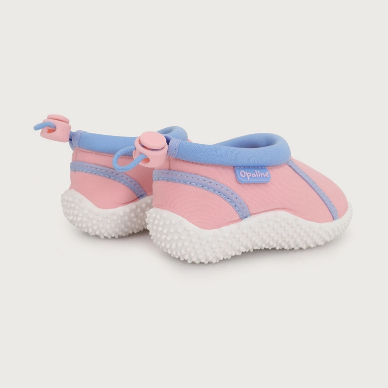 SANDALIA AQUA CON AJUSTE ROSADA DE NIÑA OPALINE - 5