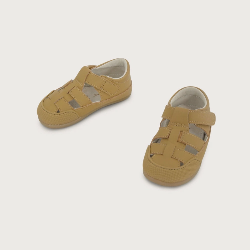 SANDALIA ULTRA FLEXIBLE CAFE  DE NIÑO OPALINE - 3